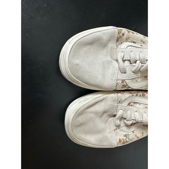 Vans Old Skool Vintage Floral Men 9.5 Women 11 Skater Sneaker Suede Skateboard - Picture 7 of 11